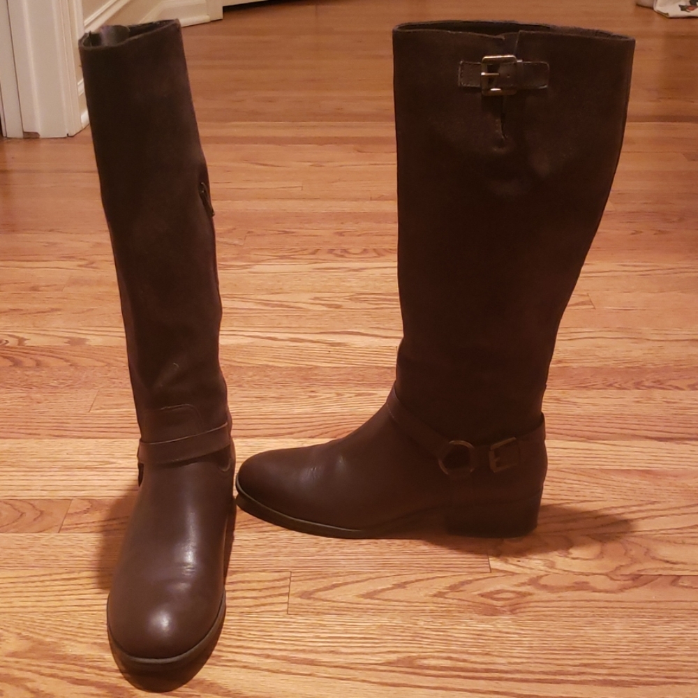 Lauren by Ralph Lauren Mcleod Suede Riding Boots